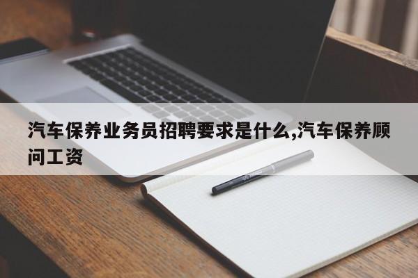 汽车保养业务员招聘要求是什么,汽车保养顾问工资